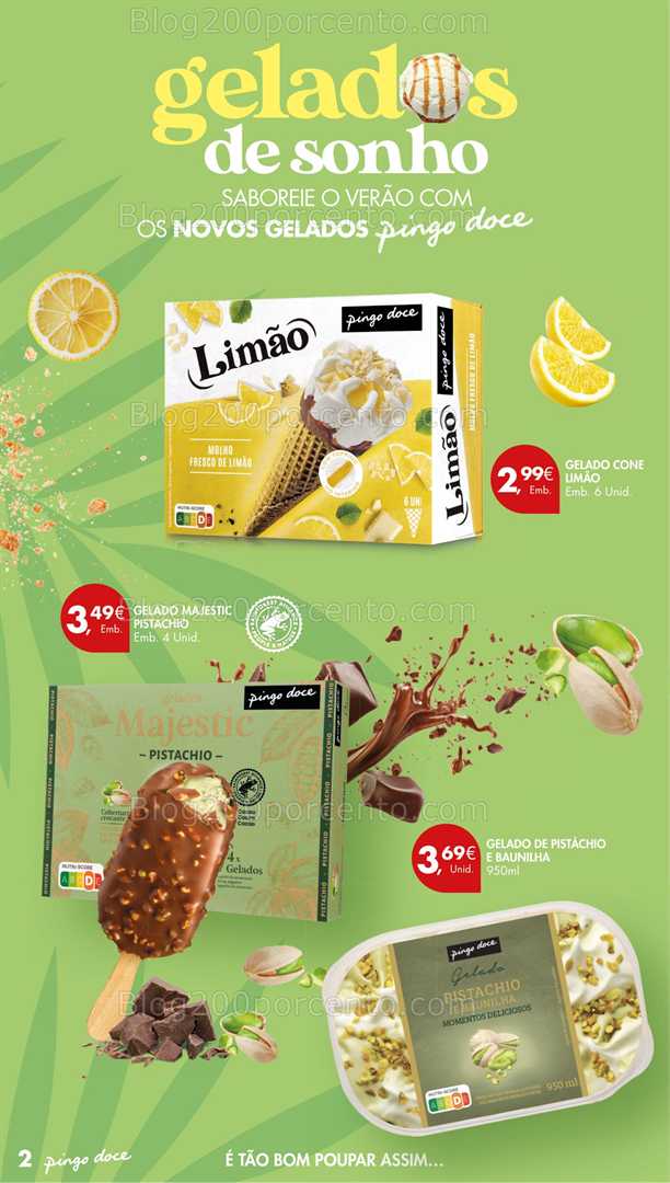 Antevisão Folheto PINGO DOCE Gelados Promoções de 29 julho a 18 agosto - Edição Digital all