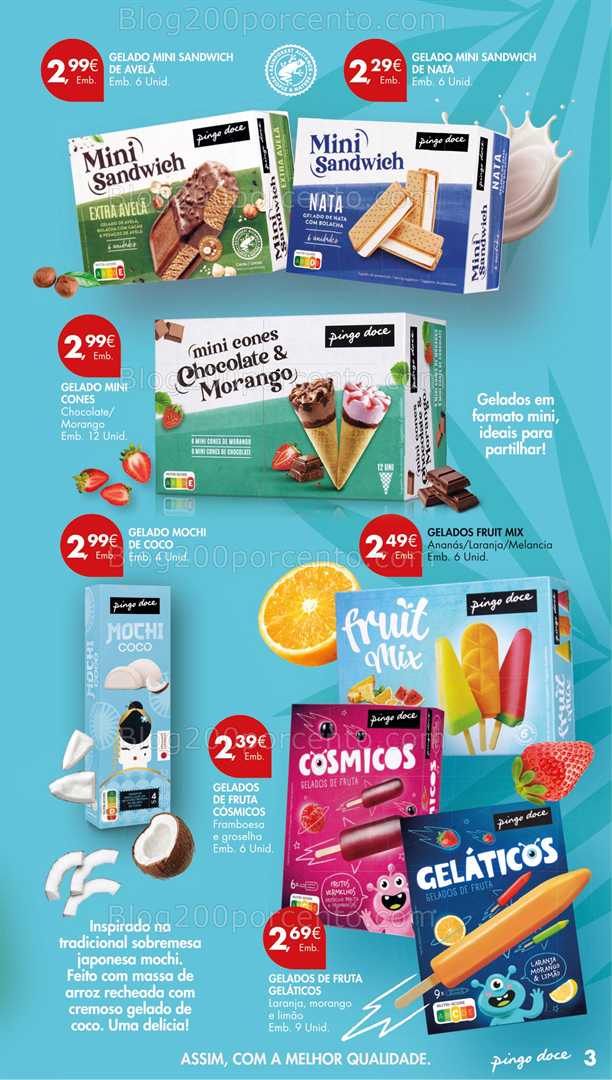 Antevisão Folheto PINGO DOCE Gelados Promoções de 29 julho a 18 agosto - Edição Digital all