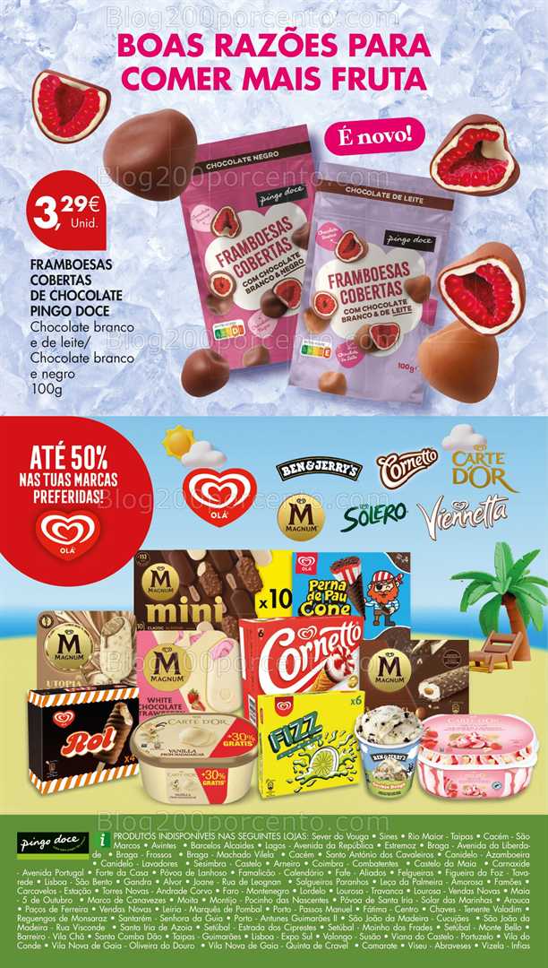 Antevisão Folheto PINGO DOCE Gelados Promoções de 29 julho a 18 agosto - Edição Digital all