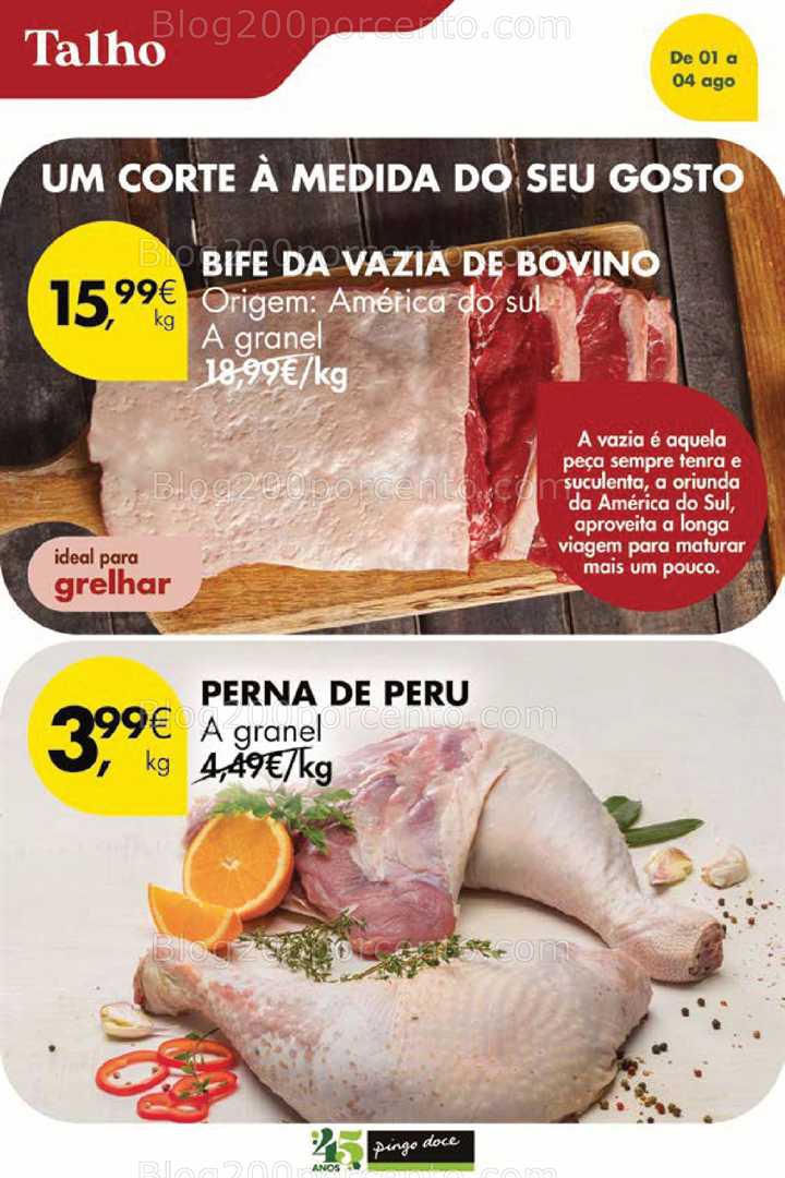 Antevisão Folheto PINGO DOCE Promoções Fim de Semana - 1 a 4 agosto