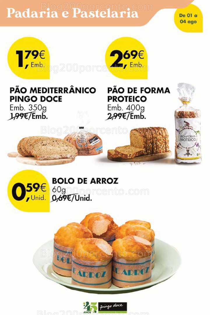 Antevisão Folheto PINGO DOCE Promoções Fim de Semana - 1 a 4 agosto
