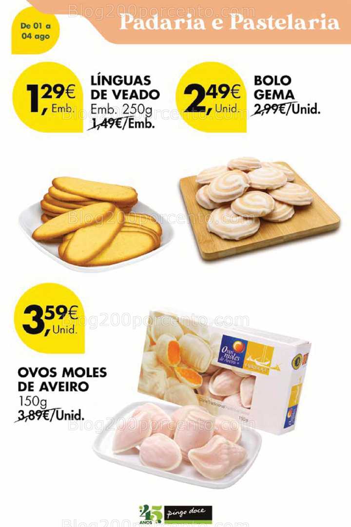 Antevisão Folheto PINGO DOCE Promoções Fim de Semana - 1 a 4 agosto