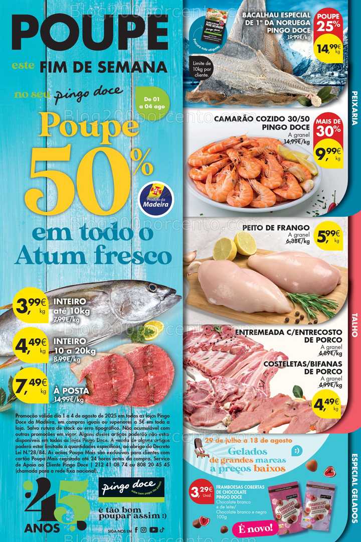Antevisão Folheto PINGO DOCE Madeira Promoções Fim de Semana - 1 a 4 agosto all