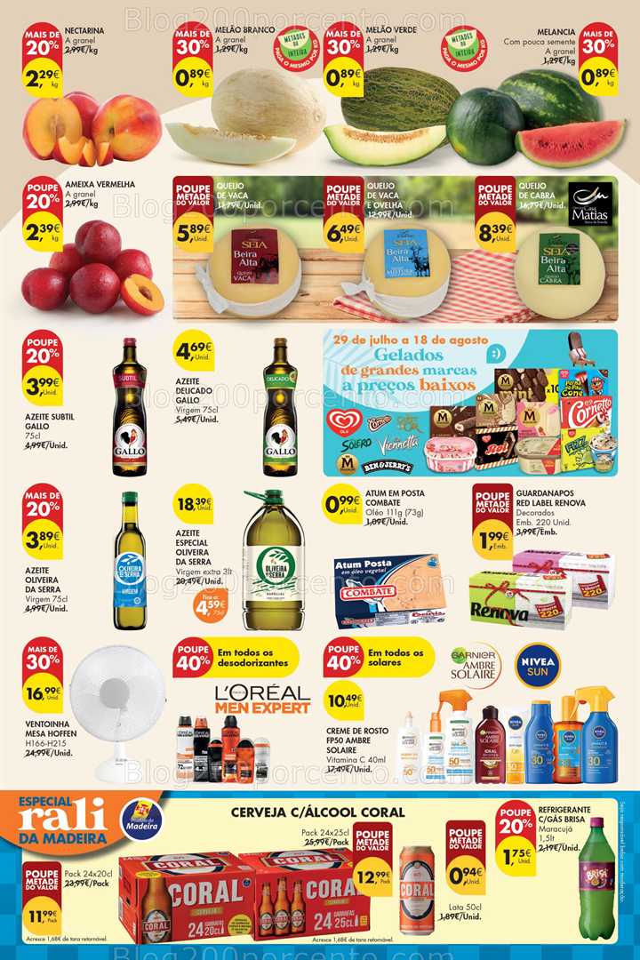 Antevisão Folheto PINGO DOCE Madeira Promoções Fim de Semana - 1 a 4 agosto all