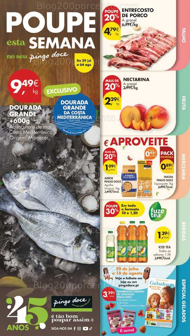 Antevisão Folheto PINGO DOCE Lojas Grandes Promoções de 29 julho a 4 agosto all