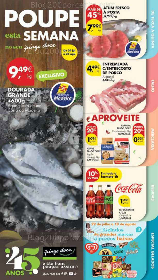 Antevisão Folheto PINGO DOCE Madeira Promoções de 29 julho a 4 agosto all