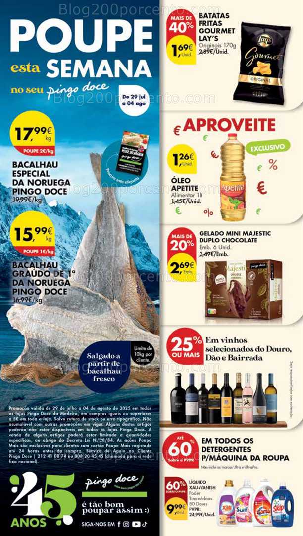 Antevisão Folheto PINGO DOCE Madeira Promoções de 29 julho a 4 agosto all