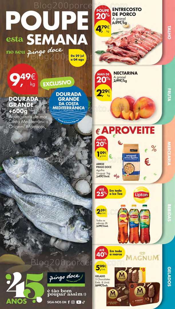 Antevisão Folheto PINGO DOCE Lojas Pequenas Promoções de 29 julho a 4 agosto all
