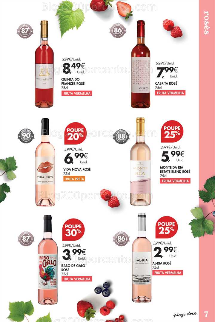 Antevisão Folheto PINGO DOCE Vinhos do Algarve Promoções de 5 a 18 agosto all