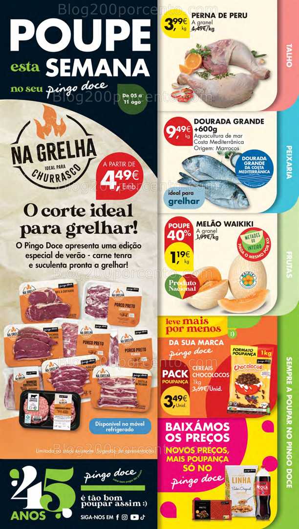 Antevisão Folheto PINGO DOCE Lojas Pequenas Promoções de 5 a 11 agosto all