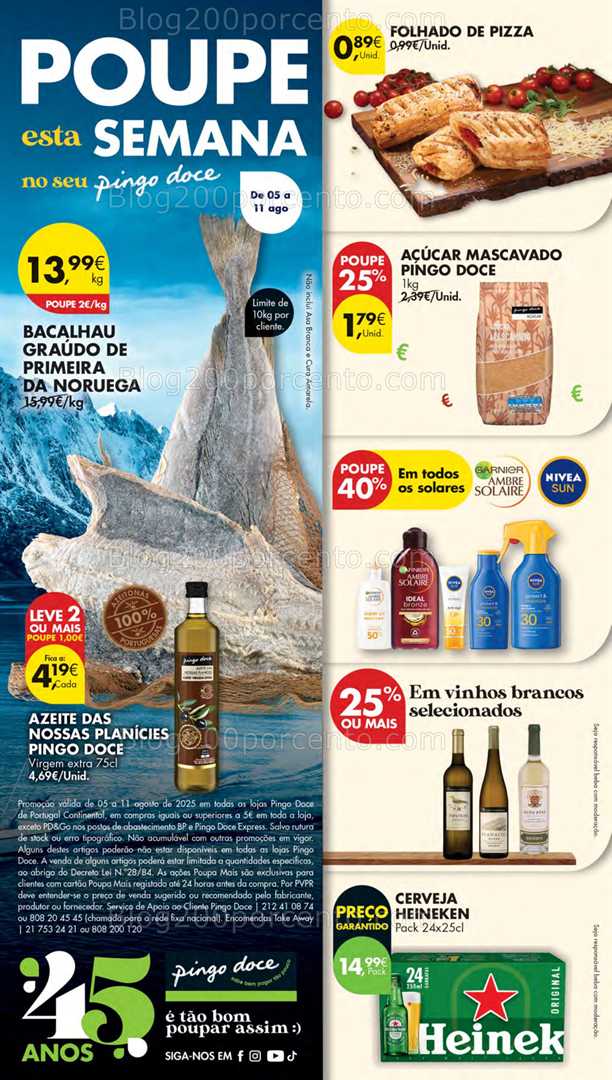 Antevisão Folheto PINGO DOCE Lojas Pequenas Promoções de 5 a 11 agosto all