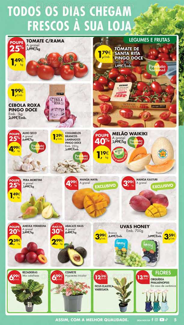 Antevisão Folheto PINGO DOCE Promoções de 5 a 11 agosto all