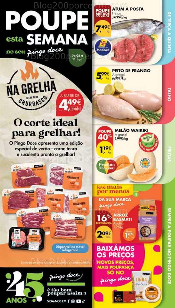 Antevisão Folheto PINGO DOCE Madeira Promoções de 5 a 11 agosto all