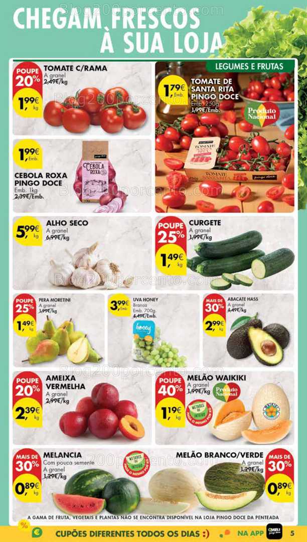 Antevisão Folheto PINGO DOCE Madeira Promoções de 5 a 11 agosto all
