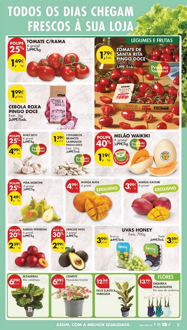 Antevisão Folheto PINGO DOCE Lojas Grandes Promoções de 5 a 11 agosto all