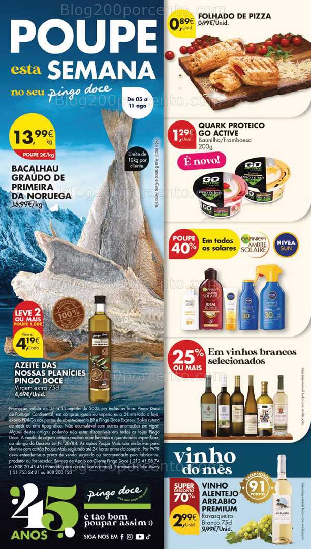 Antevisão Folheto PINGO DOCE Lojas Grandes Promoções de 5 a 11 agosto all