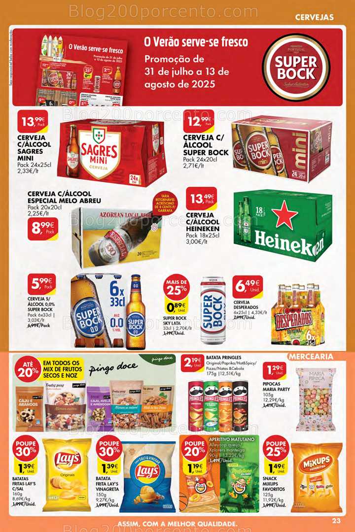 Antevisão Folheto PINGO DOCE Açores Promoções de 7 a 13 agosto all