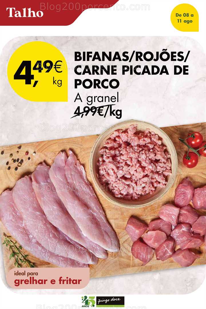 Antevisão Folheto PINGO DOCE Fim de Semana Promoções de 8 a 11 agosto all