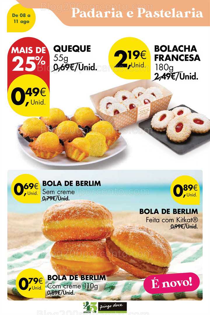 Antevisão Folheto PINGO DOCE Fim de Semana Promoções de 8 a 11 agosto all