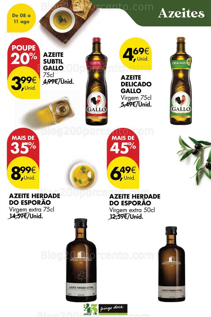 Antevisão Folheto PINGO DOCE Fim de Semana Promoções de 8 a 11 agosto all