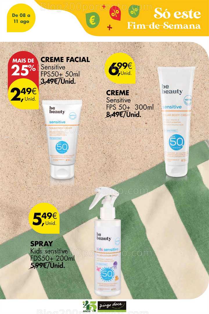 Antevisão Folheto PINGO DOCE Fim de Semana Promoções de 8 a 11 agosto all