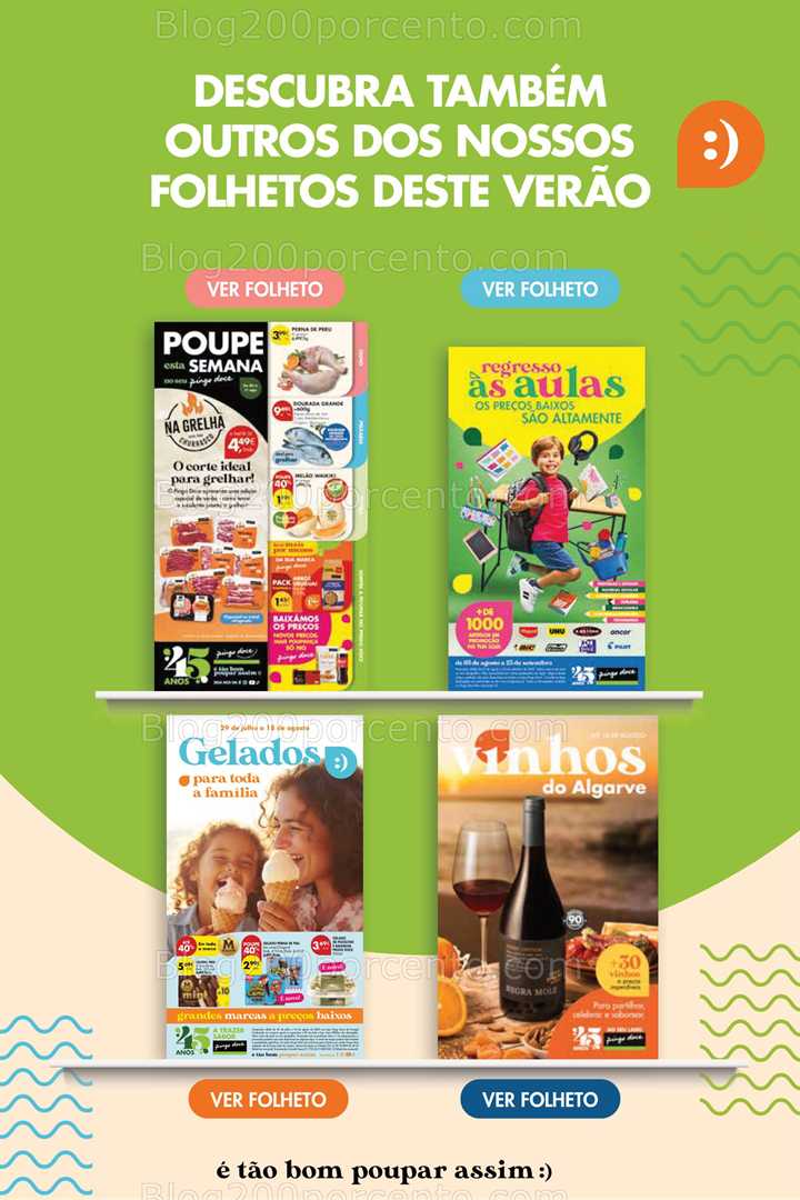 Antevisão Folheto PINGO DOCE Fim de Semana Promoções de 8 a 11 agosto all