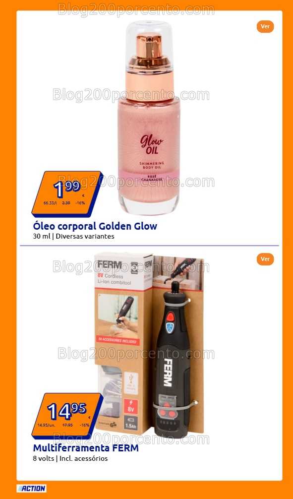 Antevisão Folheto ACTION Promoções de 6 a 12 agosto all