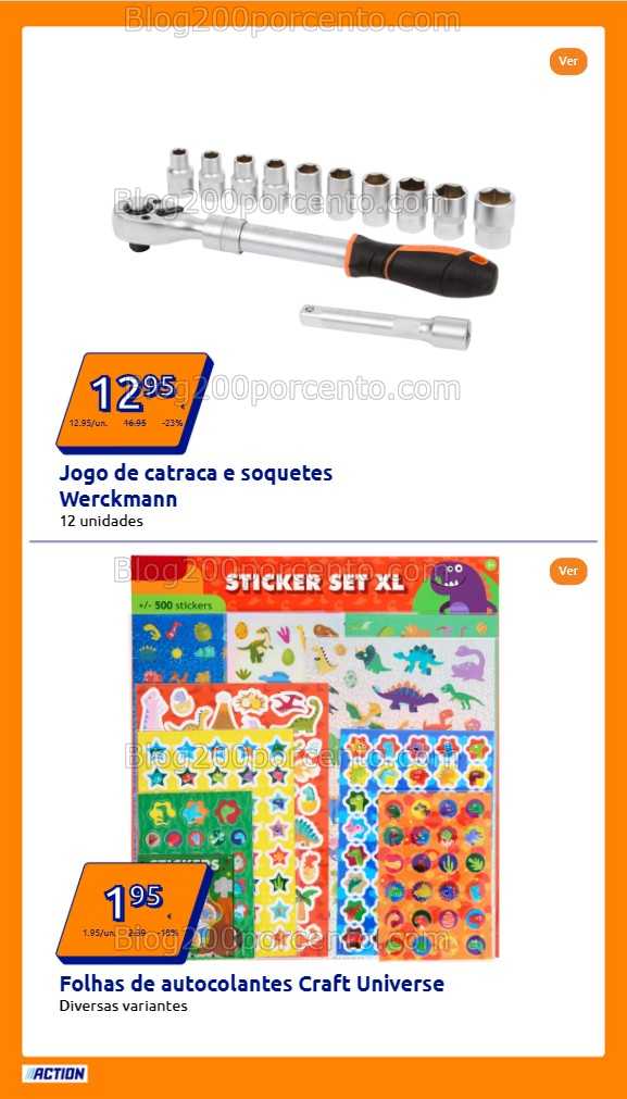 Antevisão Folheto ACTION Promoções de 6 a 12 agosto all