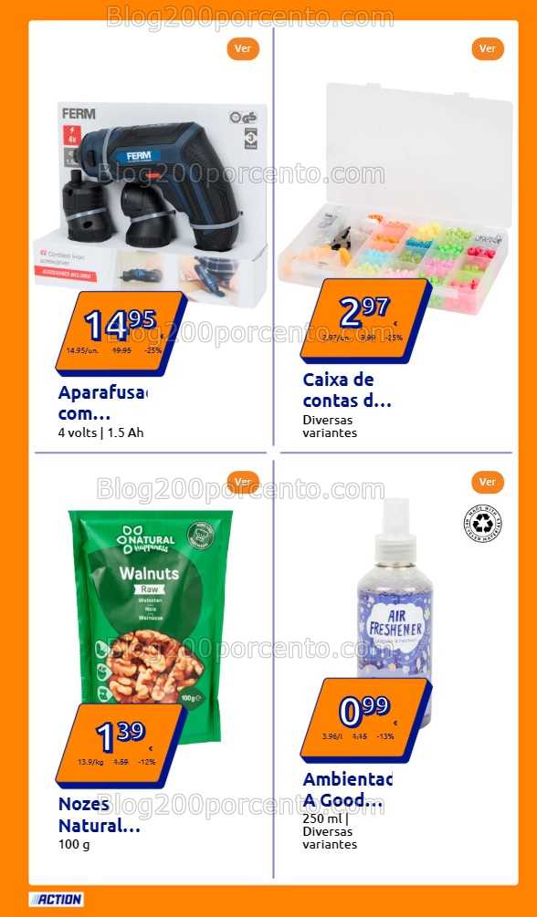 Antevisão Folheto ACTION Promoções de 6 a 12 agosto all