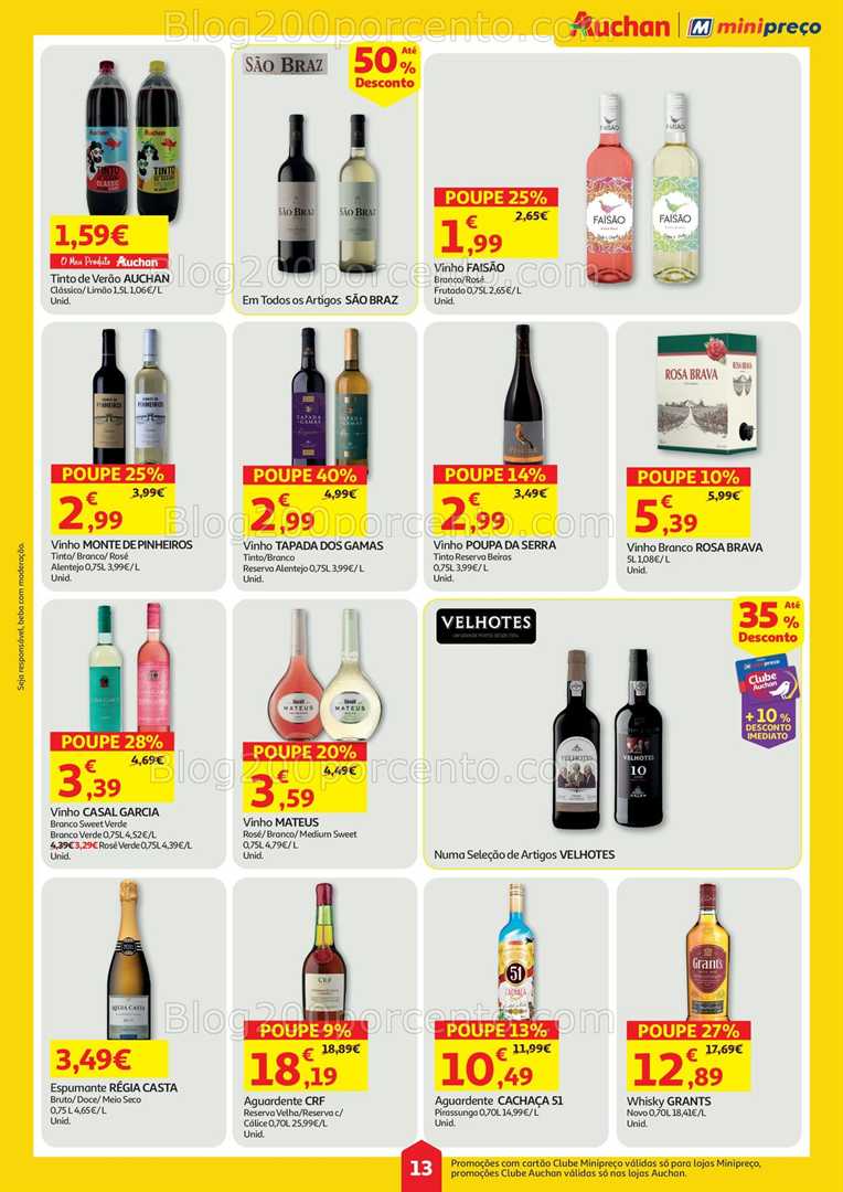 Antevisão Folheto AUCHAN - MINIPREÇO Promoções de 31 julho a 6 agosto all