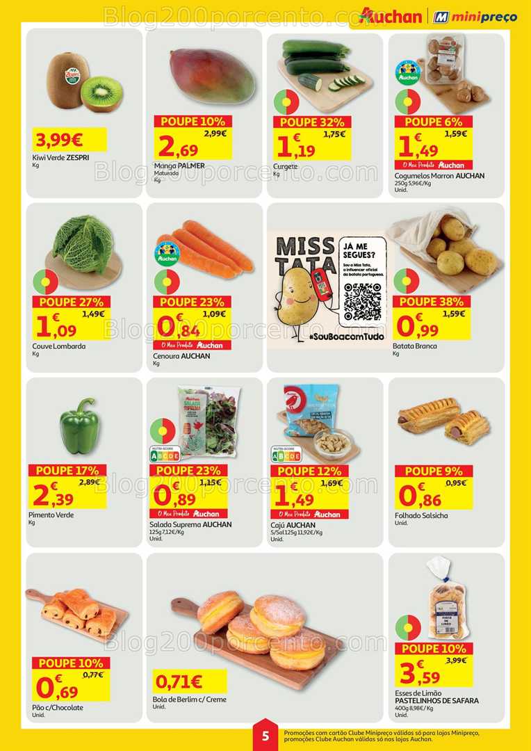 Antevisão Folheto AUCHAN - MINIPREÇO Promoções de 31 julho a 6 agosto all