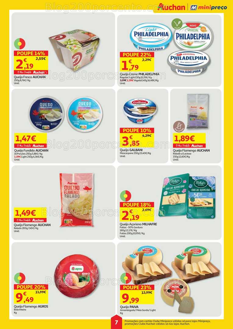 Antevisão Folheto AUCHAN - MINIPREÇO Promoções de 31 julho a 6 agosto all