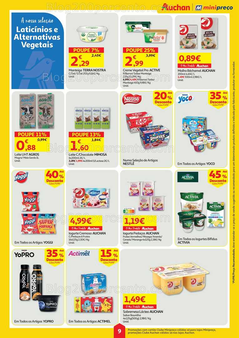 Antevisão Folheto AUCHAN - MINIPREÇO Promoções de 31 julho a 6 agosto all