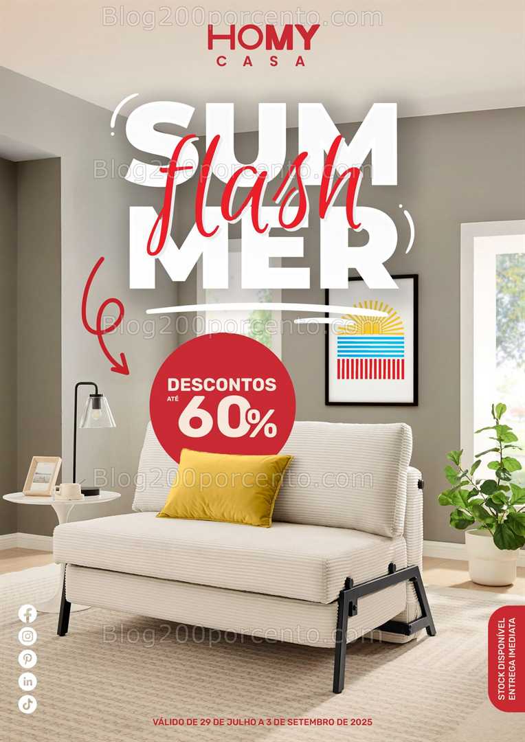 Antevisão Folheto HOMY CASA Promoções de 29 julho a 3 setembro all