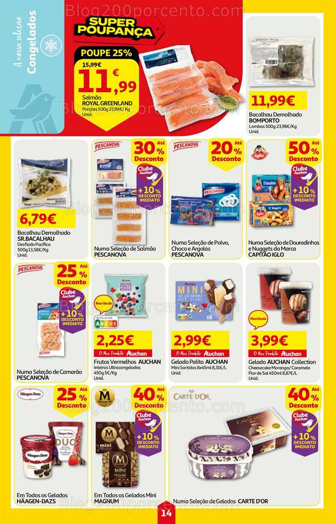 Antevisão Folheto AUCHAN Super Poupança Promoções de 7 a 13 agosto, na página 15, encontra: