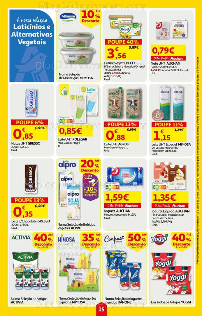 Antevisão Folheto AUCHAN Super Poupança Promoções de 7 a 13 agosto, na página 16, encontra: