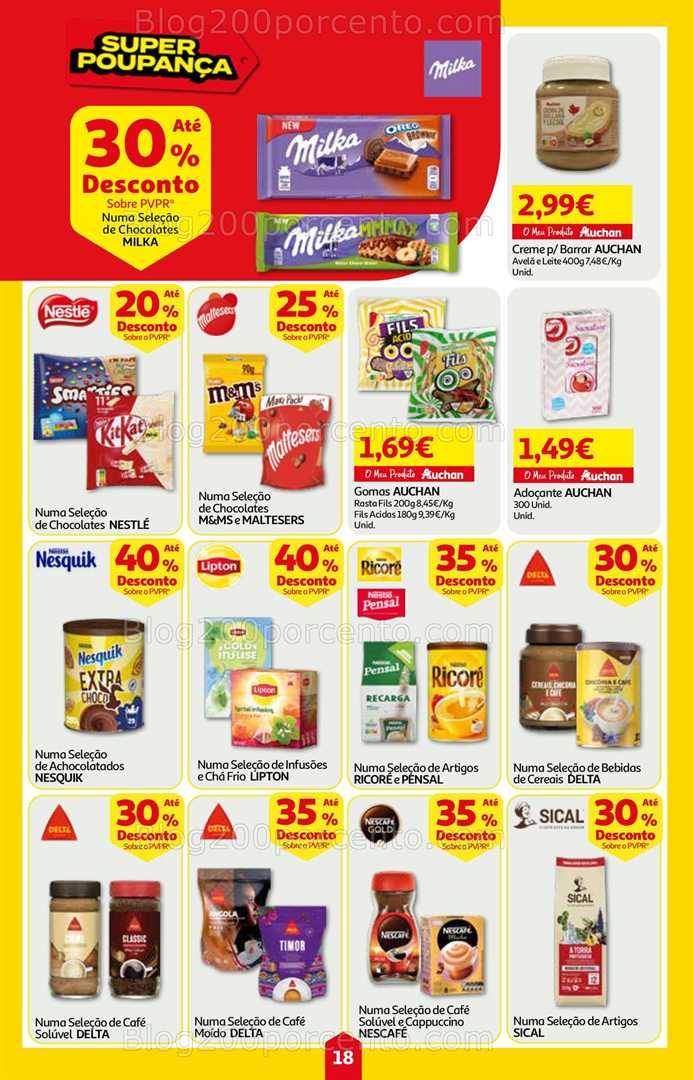 Antevisão Folheto AUCHAN Super Poupança Promoções de 7 a 13 agosto, na página 19, encontra: