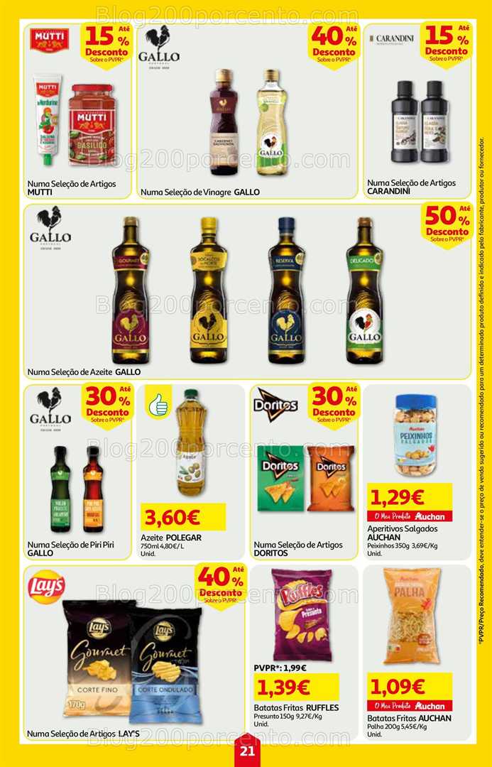 Antevisão Folheto AUCHAN Super Poupança Promoções de 7 a 13 agosto, na página 22, encontra: