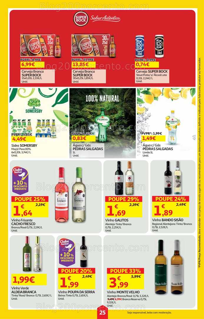 Antevisão Folheto AUCHAN Super Poupança Promoções de 7 a 13 agosto, na página 26, encontra: