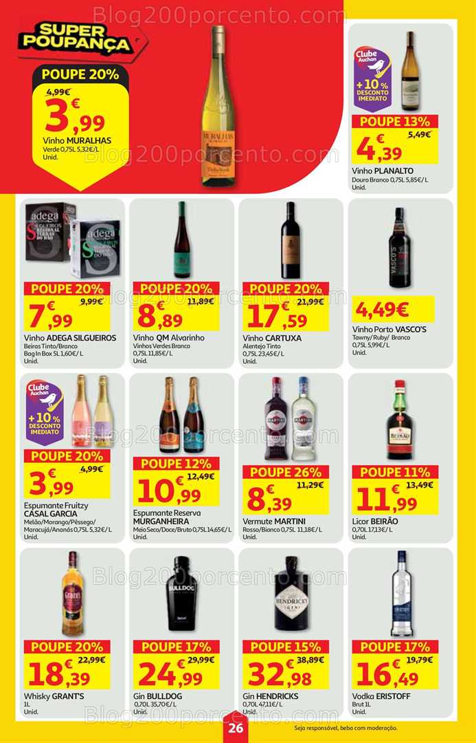 Antevisão Folheto AUCHAN Super Poupança Promoções de 7 a 13 agosto, na página 27, encontra: