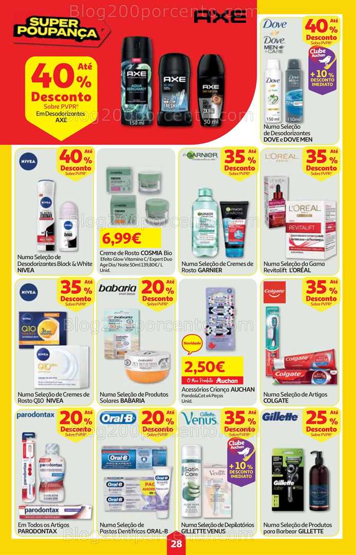 Antevisão Folheto AUCHAN Super Poupança Promoções de 7 a 13 agosto, na página 29, encontra: