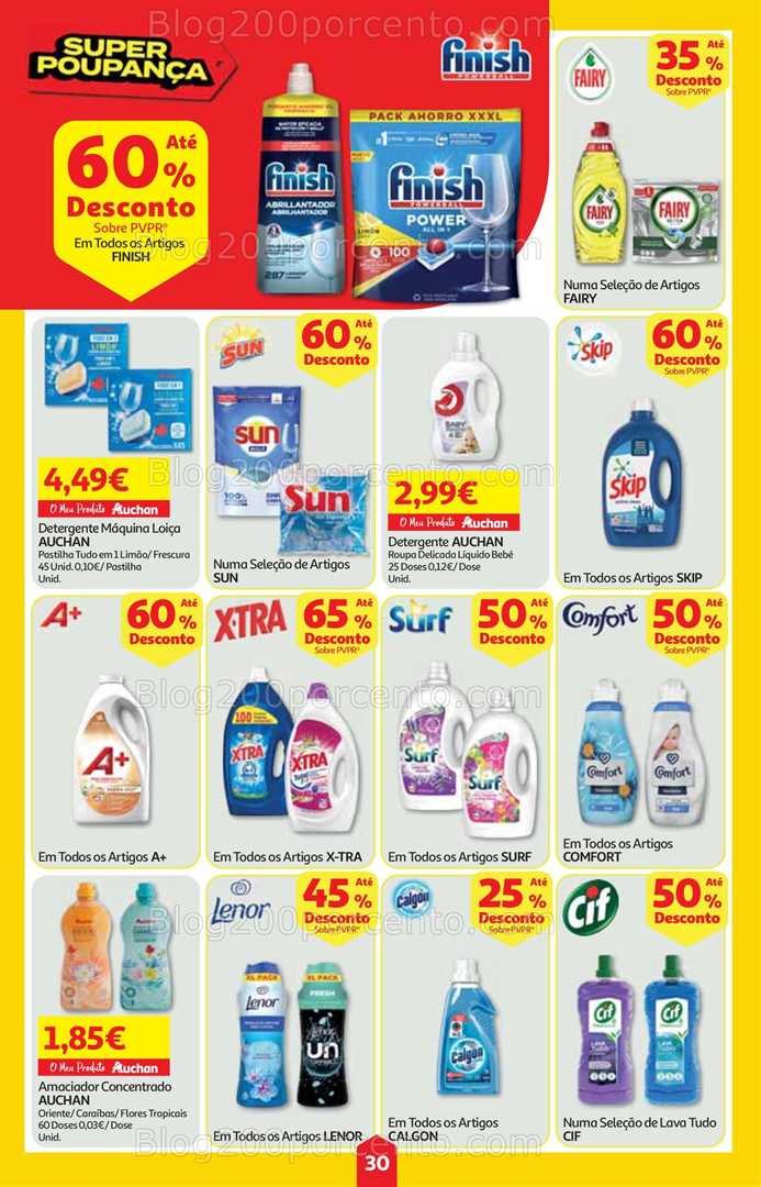Antevisão Folheto AUCHAN Super Poupança Promoções de 7 a 13 agosto, na página 31, encontra: