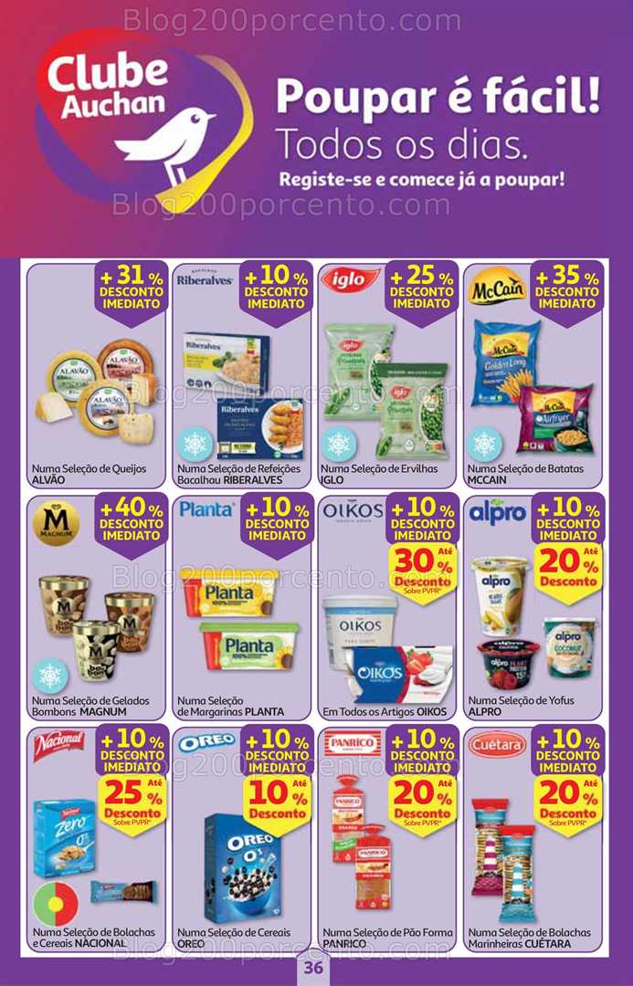 Antevisão Folheto AUCHAN Super Poupança Promoções de 7 a 13 agosto, na página 37, encontra: