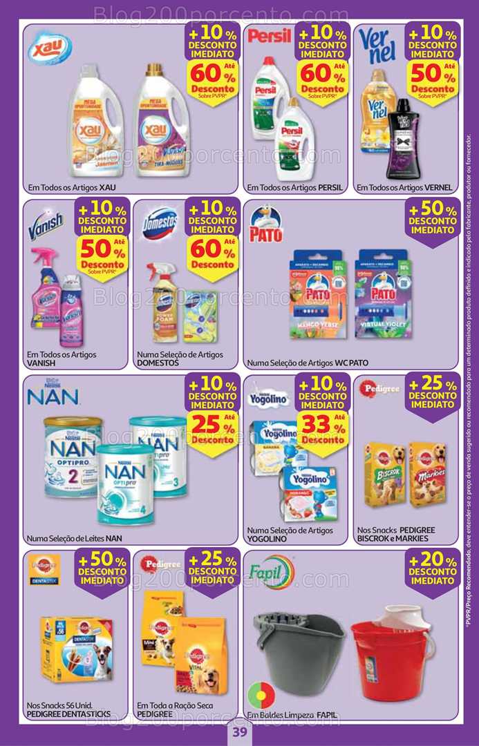 Antevisão Folheto AUCHAN Super Poupança Promoções de 7 a 13 agosto, na página 40, encontra: