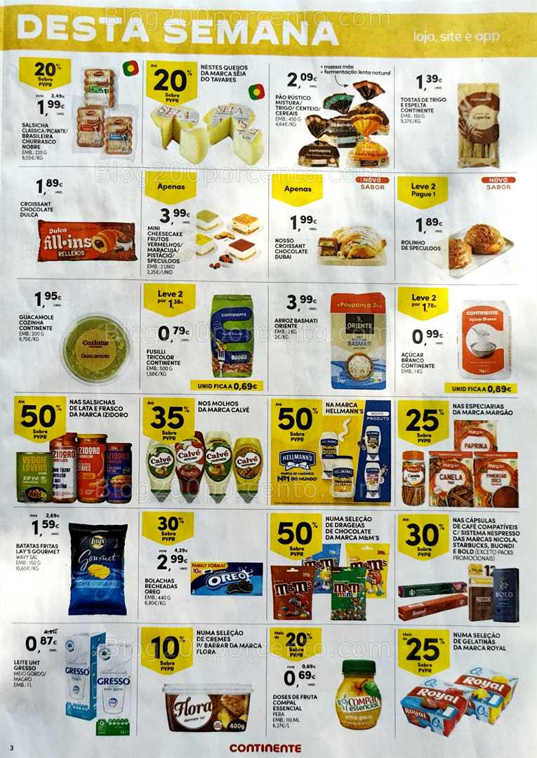 Antevisão Folheto CONTINENTE Fim de Semana Promoções de 8 a 11 agosto all
