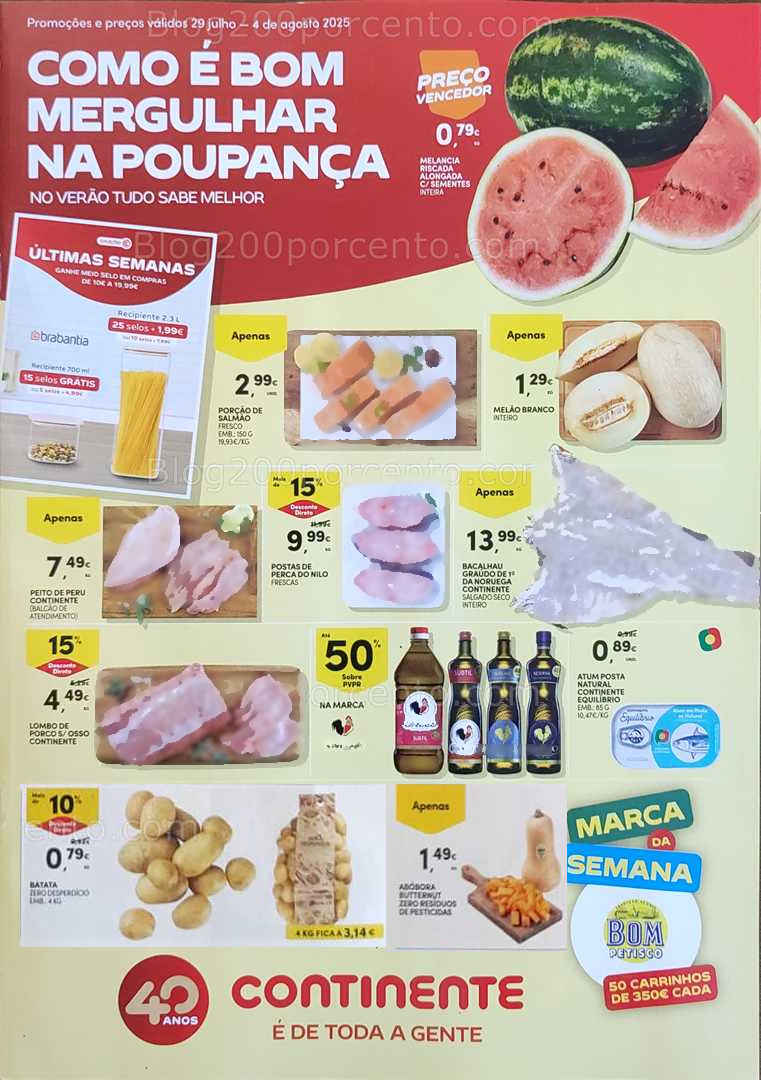 Antevisão Folheto CONTINENTE Promoções de 29 julho a 4 agosto all