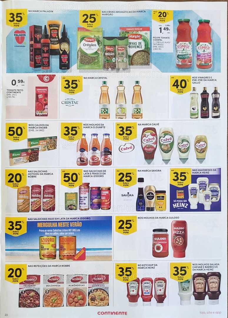 Antevisão Folheto CONTINENTE Promoções de 29 julho a 4 agosto all