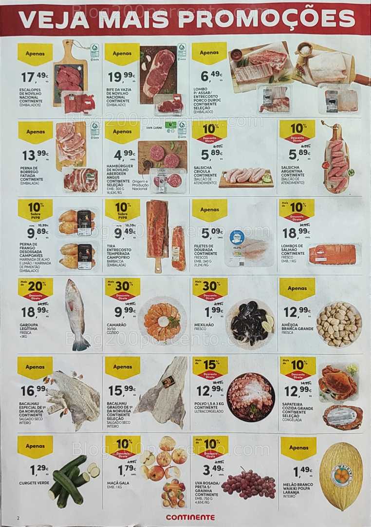 Antevisão Folheto CONTINENTE Promoções Fim de Semana - 1 a 4 agosto all