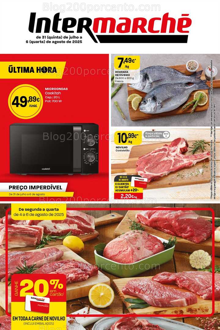 Antevisão Folheto INTERMARCHÉ Super Promoções de 31 julho a 6 agosto - Edição Digital all