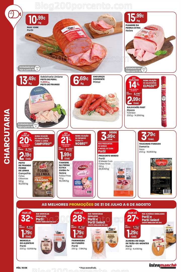 Antevisão Folheto INTERMARCHÉ Super Promoções de 31 julho a 6 agosto - Edição Digital all